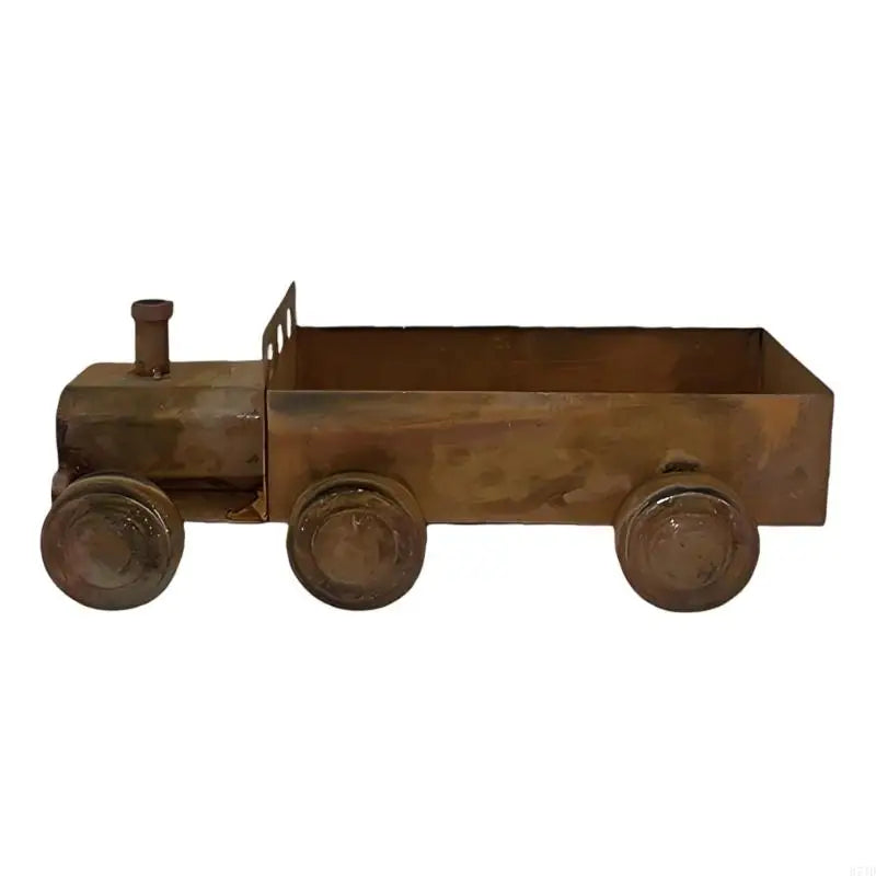 Decorative Antique Styles Iron Container Planter With Unique Steams Locomotive Design For Balcony Or Terraces Home And 37JD