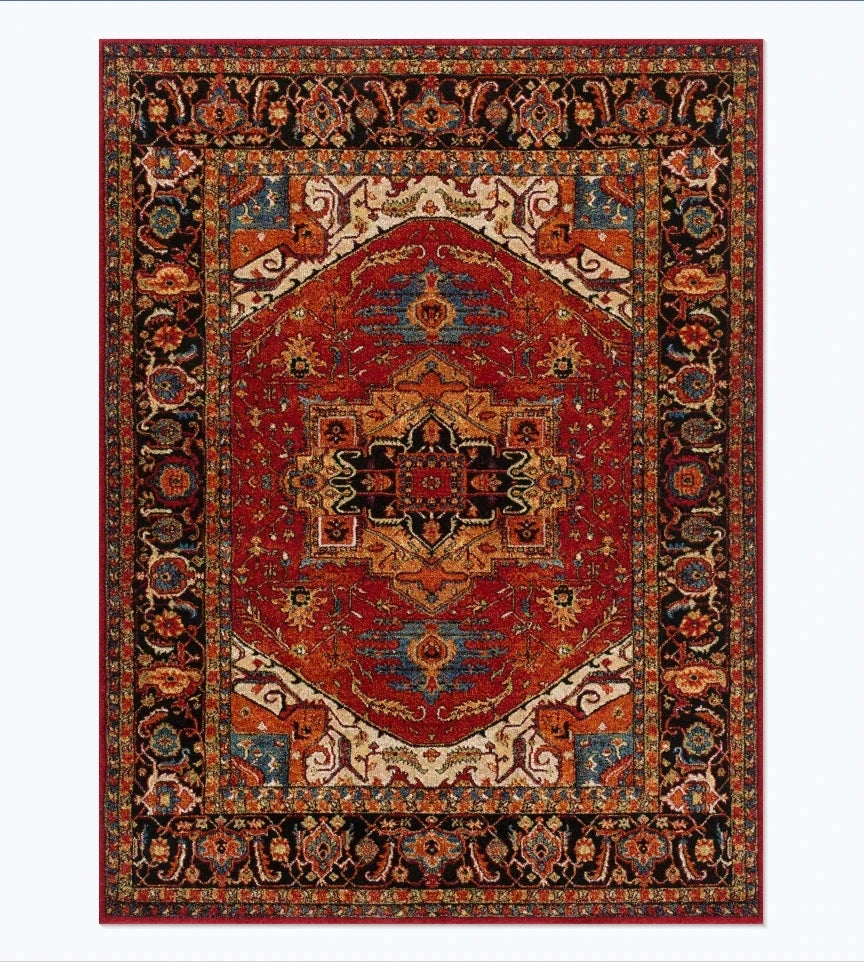 1pc Classic American Retro Style DoorMat, Non-slip Carpet, Suitable for Living Room, Bedroom, Bathroom, Holiday Home Decoration
