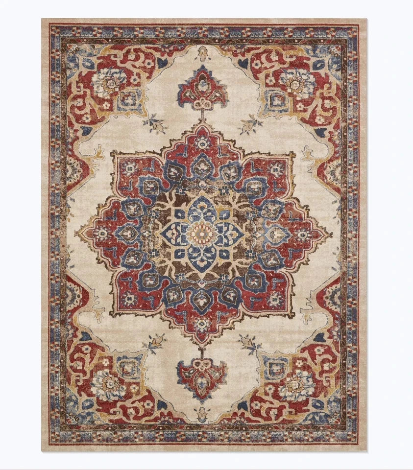 1pc Classic American Retro Style DoorMat, Non-slip Carpet, Suitable for Living Room, Bedroom, Bathroom, Holiday Home Decoration