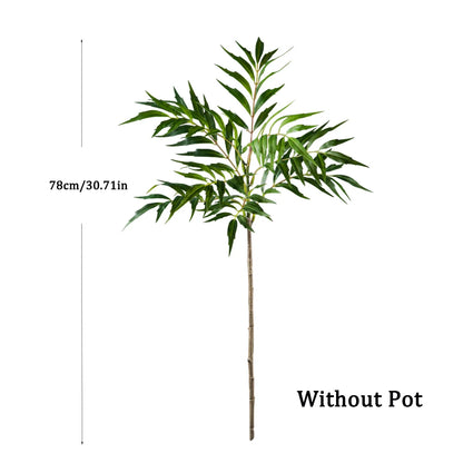 78-140cm Artificial Palm Tree Tropical Coconut Bamboo Branch Fake Ficus Plants Plastic Cocos Tree For Home Garden Office Decor