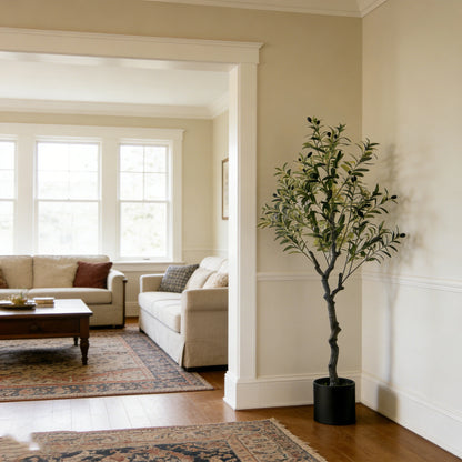 Artificial Olive Tree – 120cm Realistic Faux Plant Decor