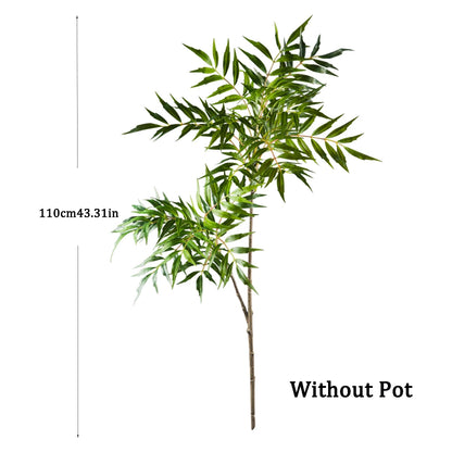 78-140cm Artificial Palm Tree Tropical Coconut Bamboo Branch Fake Ficus Plants Plastic Cocos Tree For Home Garden Office Decor