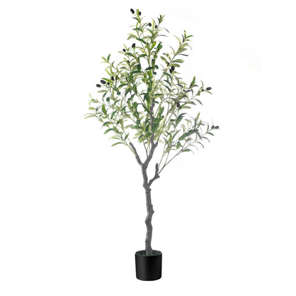 Artificial Olive Tree – 120cm Realistic Faux Plant Decor
