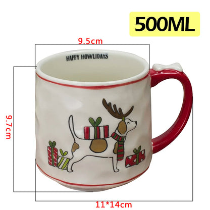 Cute Christmas Santa Ceramic Mug 🎅☕🎄