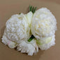 Large 11cm Faux Pink Peony Artificial Flowers for Wedding Decor