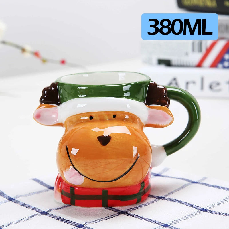 Cute Christmas Santa Ceramic Mug 🎅☕🎄
