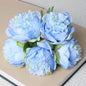Large 11cm Faux Pink Peony Artificial Flowers for Wedding Decor