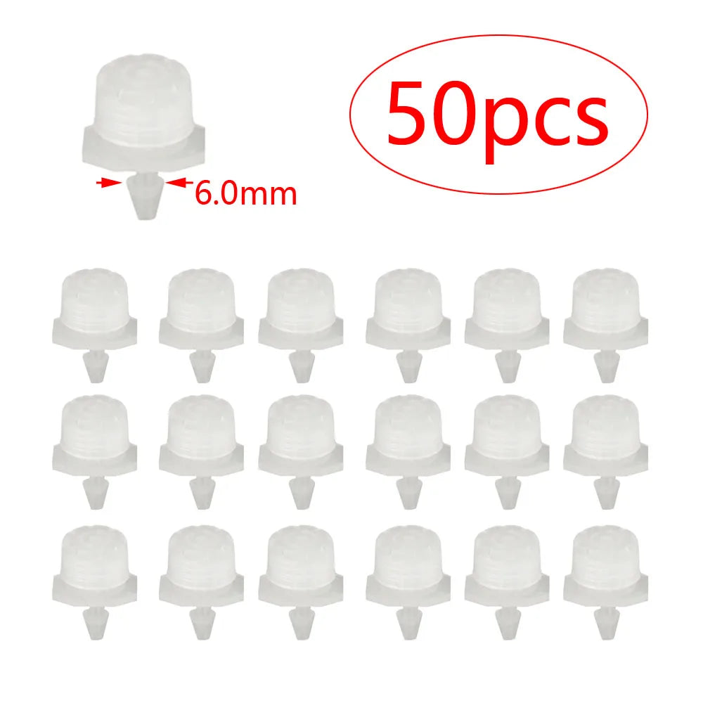30-1000PCS 4/7mm Garden Irrigation Nozzle Adjustable Dripper Watering Sprinkler Drip Irrigation System Watering Potted Plants