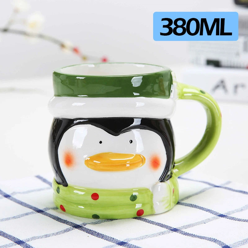 Cute Christmas Santa Ceramic Mug 🎅☕🎄