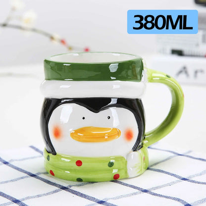 Cute Christmas Santa Ceramic Mug 🎅☕🎄