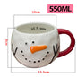 Cute Christmas Santa Ceramic Mug 🎅☕🎄