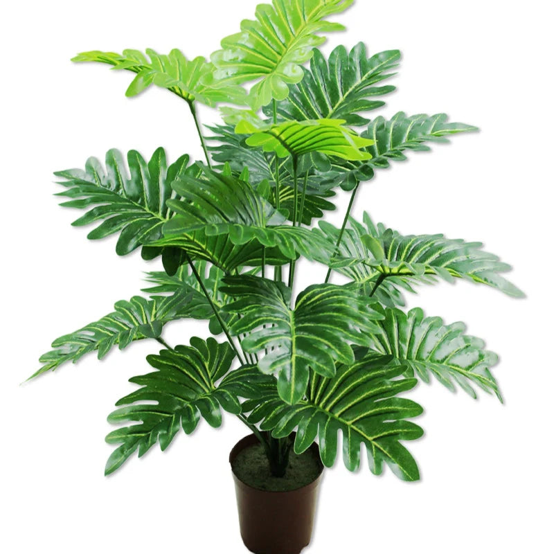 70CM Artificial Monstera Palm Tree – Tropical Green Plant Decor