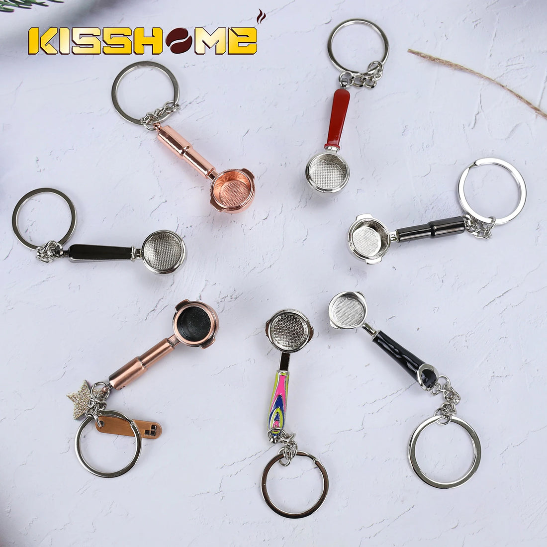 Creative Coffee Keychain Tools