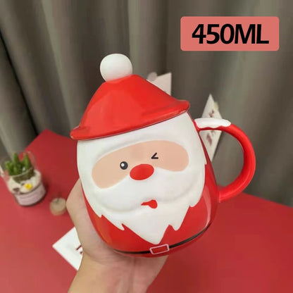 Cute Christmas Santa Ceramic Mug 🎅☕🎄
