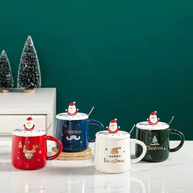 Cute Christmas Santa Ceramic Mug 🎅☕🎄
