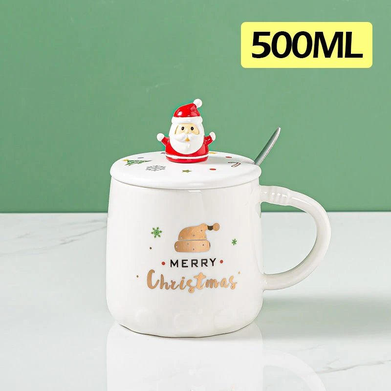 Cute Christmas Santa Ceramic Mug 🎅☕🎄
