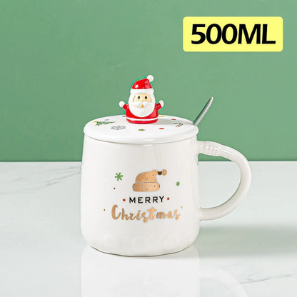 Cute Christmas Santa Ceramic Mug 🎅☕🎄