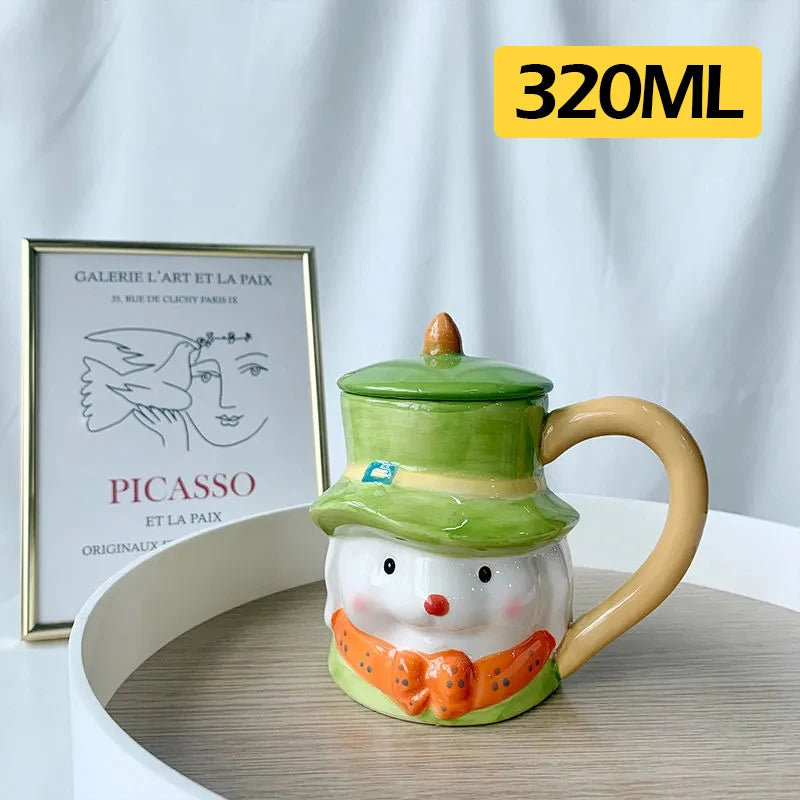 Cute Christmas Santa Ceramic Mug 🎅☕🎄