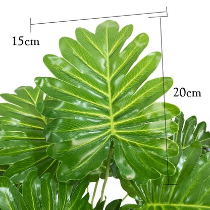 70CM Artificial Monstera Palm Tree – Tropical Green Plant Decor