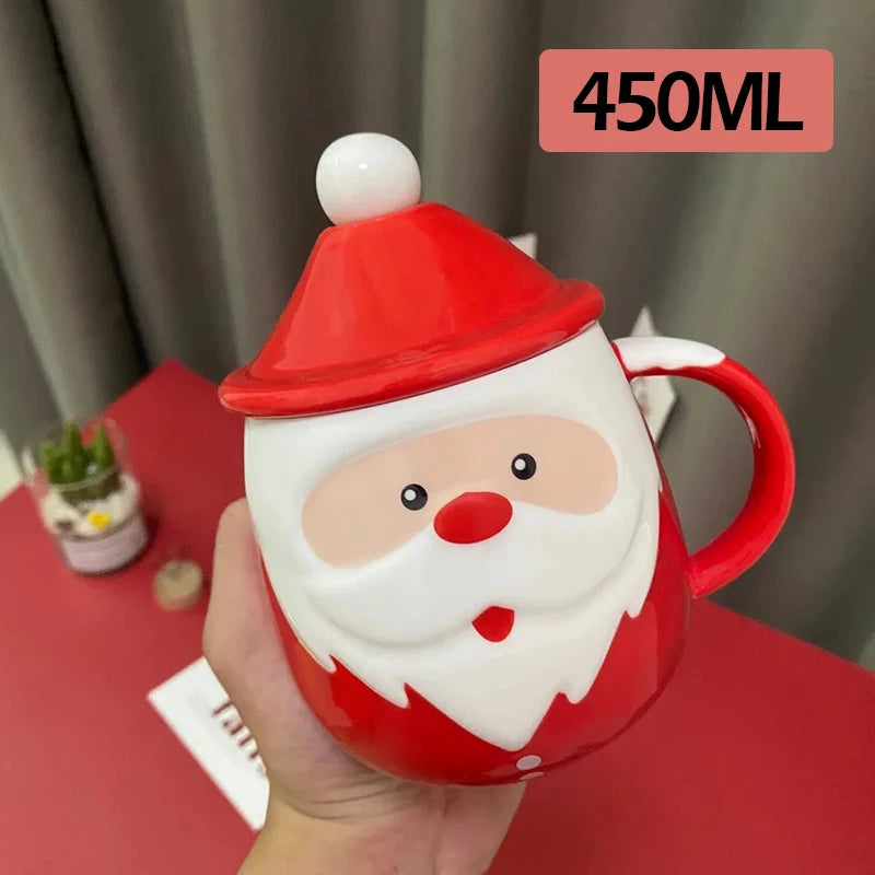 Cute Christmas Santa Ceramic Mug 🎅☕🎄