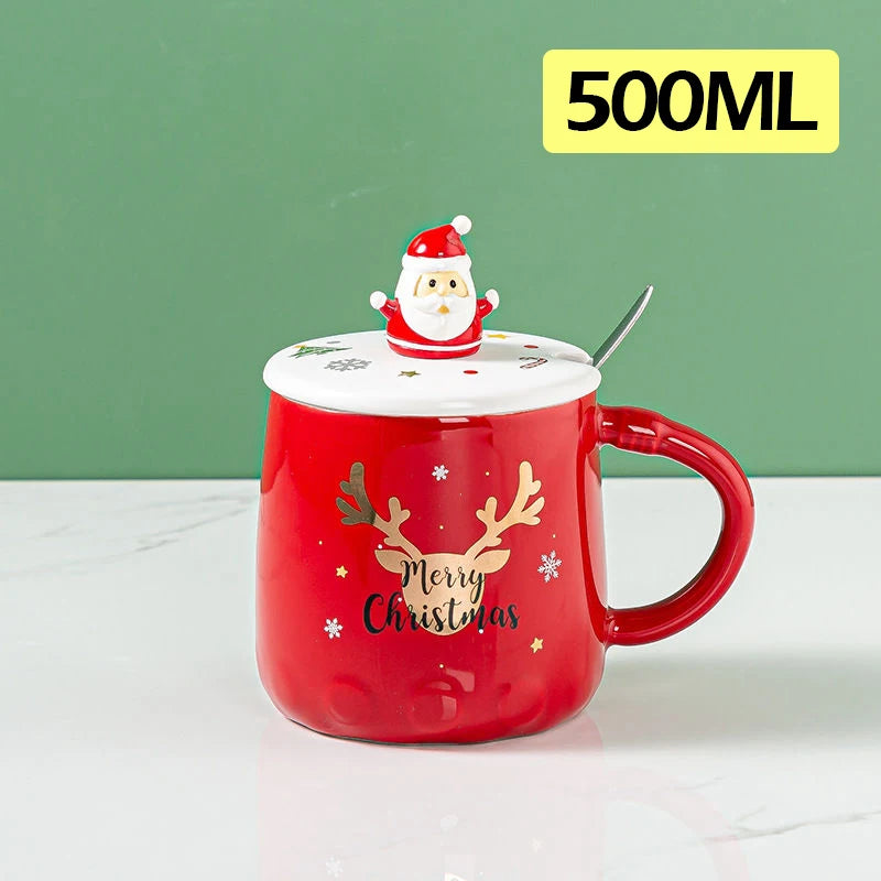 Cute Christmas Santa Ceramic Mug 🎅☕🎄