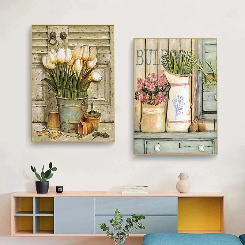 Vintage European Botanical Wall Art Prints 🌿🖼️