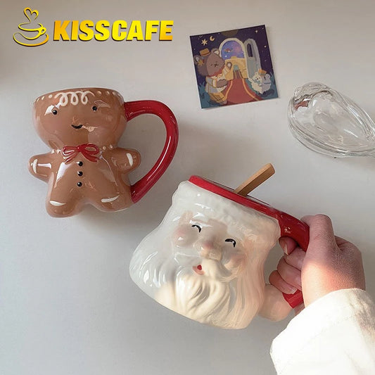 Cute Christmas Santa Ceramic Mug 🎅☕🎄