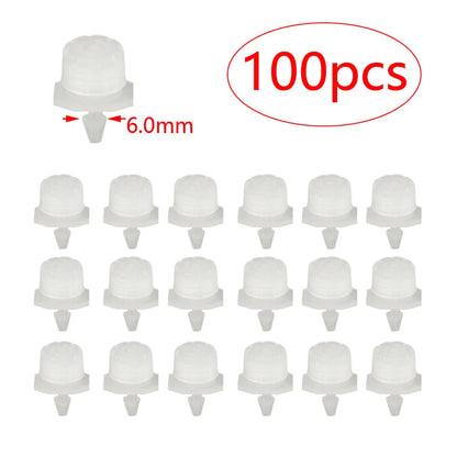 30-1000PCS 4/7mm Garden Irrigation Nozzle Adjustable Dripper Watering Sprinkler Drip Irrigation System Watering Potted Plants