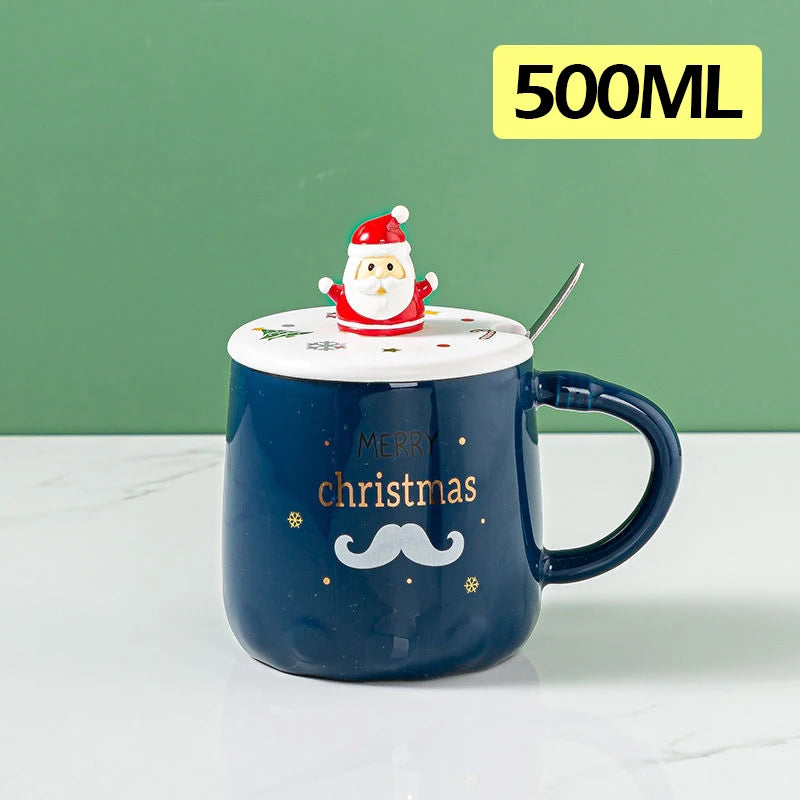Cute Christmas Santa Ceramic Mug 🎅☕🎄