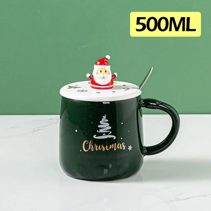 Cute Christmas Santa Ceramic Mug 🎅☕🎄