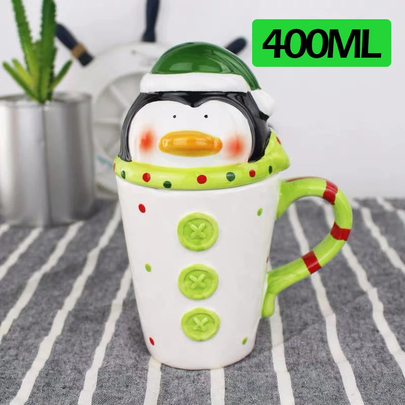 Cute Christmas Santa Ceramic Mug 🎅☕🎄