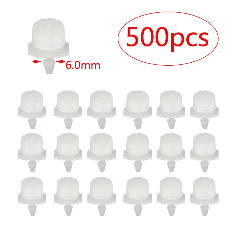 30-1000PCS 4/7mm Garden Irrigation Nozzle Adjustable Dripper Watering Sprinkler Drip Irrigation System Watering Potted Plants