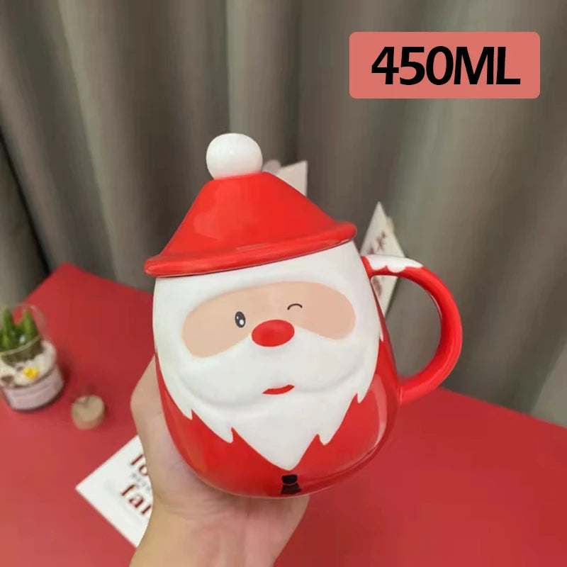 Cute Christmas Santa Ceramic Mug 🎅☕🎄
