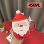 Cute Christmas Santa Ceramic Mug 🎅☕🎄