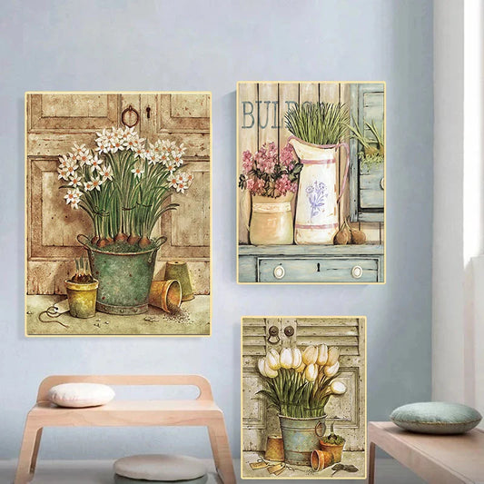 Vintage European Botanical Wall Art Prints 🌿🖼️