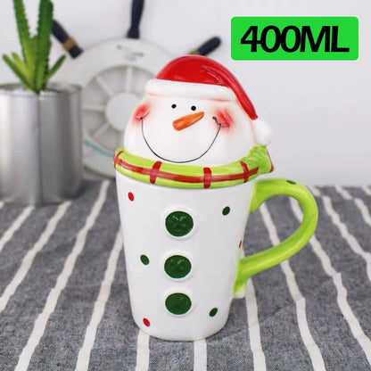 Cute Christmas Santa Ceramic Mug 🎅☕🎄