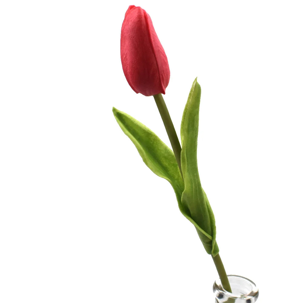 10PCS Real Touch Artificial Tulip Bouquet – Fake Flowers for Wedding &amp; Home Décor