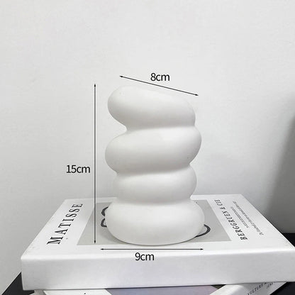 Modern Plastic Flower Vase – Aesthetic Home Decor