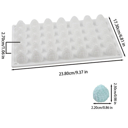 3D Raspberry Silicone Dessert Mold