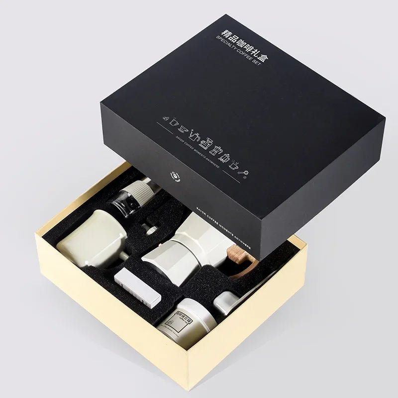 6-Piece Manual Coffee Grinder Set