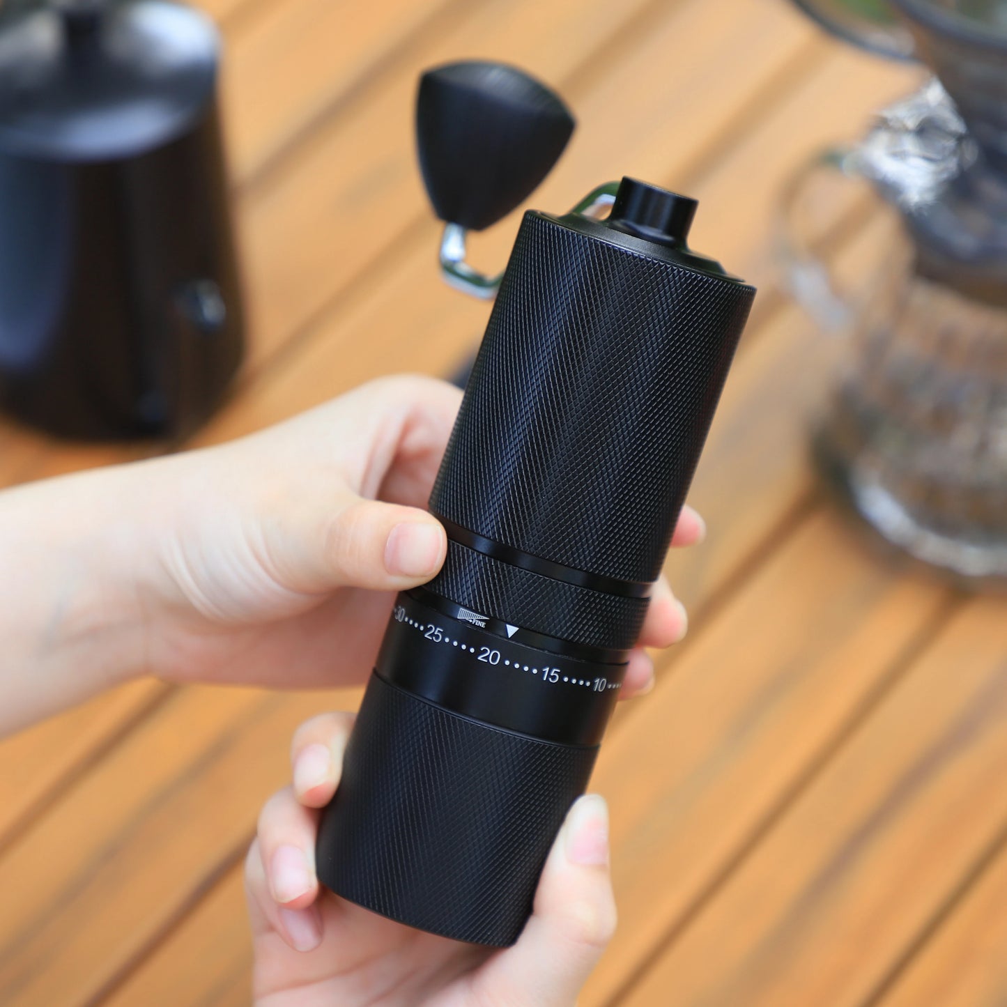 Manual Pour Over Coffee Grinder Set