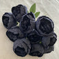 10-Heads Premium Silk Peony Bridal Bouquet with Big Buds