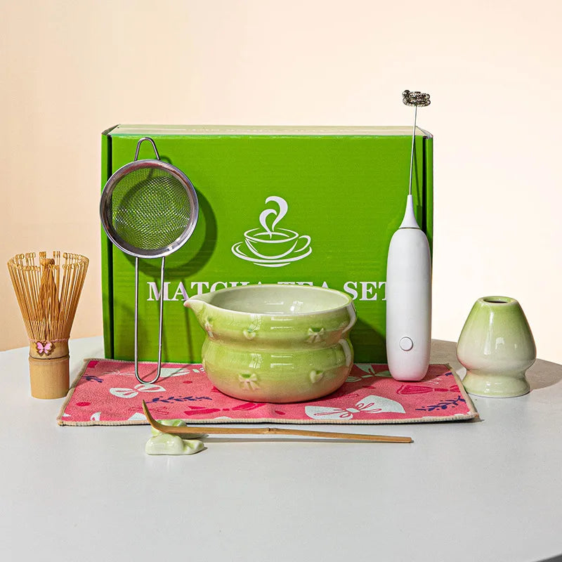 8-Piece Japanese Matcha Tea Set 🍵✨