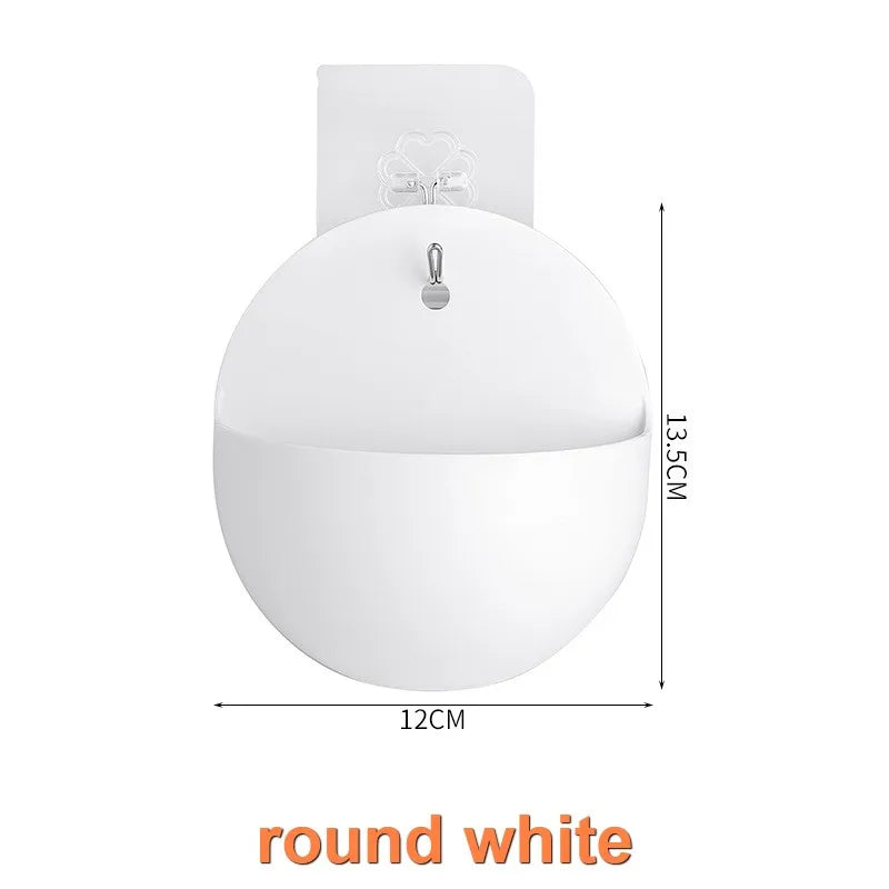 2660 DIY Pendant Plant Pot Indoor Plastic Planter Wall Hanging Flowers Cover Round Plant Pot Indoor Plastic Planter Storage Box