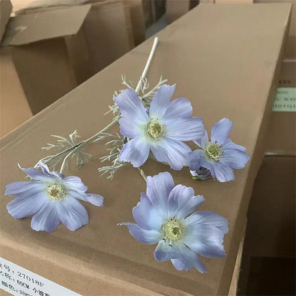 Premium Silk Chamomile Daisy Flower Stem for Home & Wedding Decor