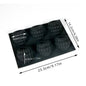 6 Cavity Raspberry Mousse Cake Baking Mold Fruit Shaped Dessert Silicone Mold For Chocolate Pudding Decorating Tools 1PC