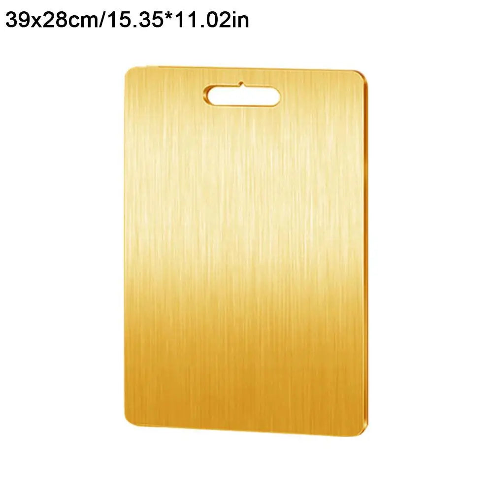 Double-Sided Stainless Steel Cutting Board