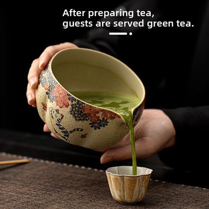 Red Japanese Matcha Tea Set 🍵❤️