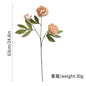 63CM Premium Long-Stem Silk Peony Artificial Flower Bouquet