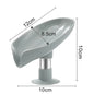 Leaf-Shaped Drain Soap Holder with Suction Cup Base (1Pcs)